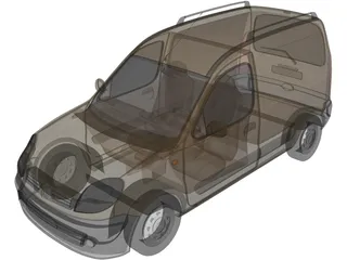 Renault Kangoo II 3D Model preview
