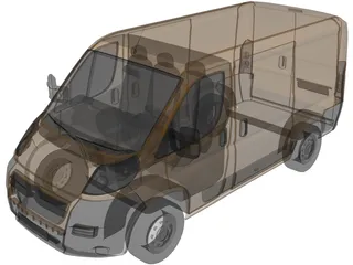 Citroen Jumper (2008) 3D Model preview