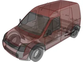 Ford Transit 3D Model preview