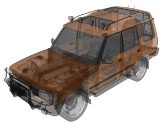 Land Rover Discovery G4 Challenge 3D Model preview