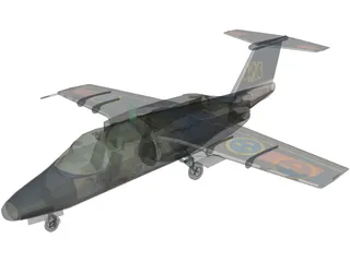 SAAB 105 SK60 3D Model preview