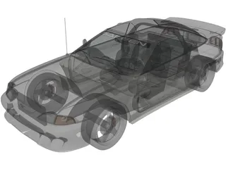 Ford Mustang Saleen 3D Model preview