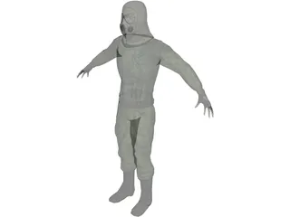 Commando 3D Model preview
