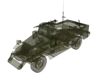 M3 Scout 3D Model preview