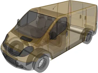 Opel Vivaro 3D Model preview