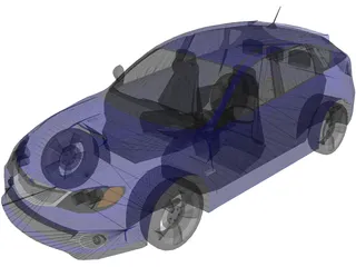 Subaru Impreza WRX STi 3D Model preview