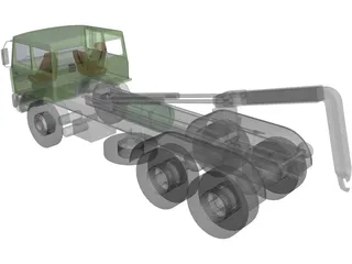 Renault VTL Truck 3D Model preview