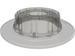 Brake Disc Front 3D Model preview