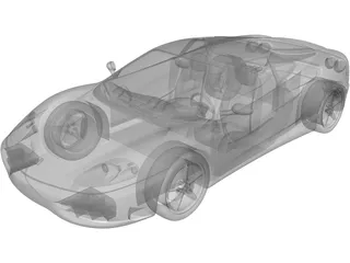 Ferrari 360 Modena 3D Model preview