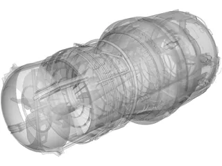 FZ Engine 3D Model preview