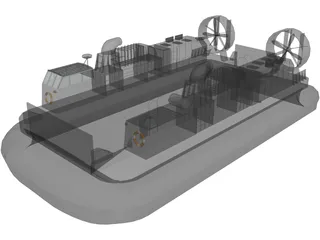 Landing Craft Air Cushion (LCAC) 3D Model preview