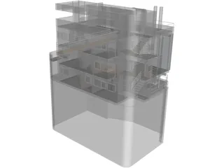 Meier Douglas House 3D Model preview
