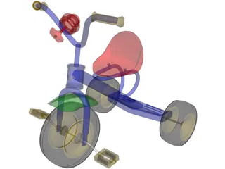 Tricycle 3D Model preview