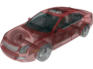 Ford Fusion 3D Model preview