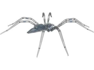 Mechanical Spider Robot 3D Model preview