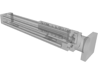 Amortiguador 3D Model preview