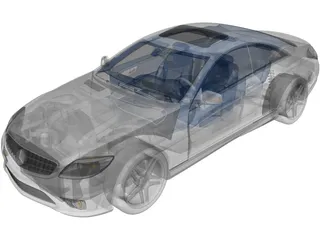 Mercedes-Benz CL65 AMG 3D Model preview