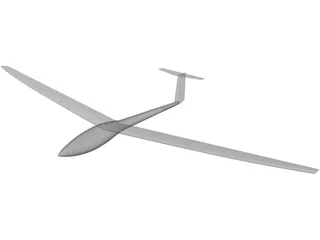 DG 100 Glider 3D Model preview