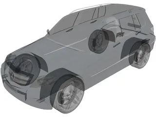 Mercedes-Benz GLK-Class 3D Model preview