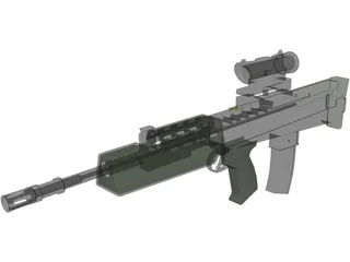 SA80 L85 Rifle 3D Model preview