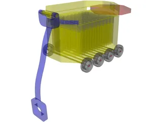 Little Car 3D Model preview
