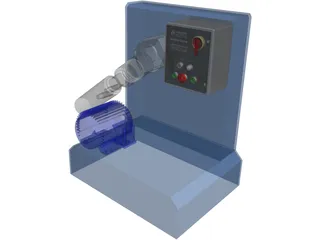Cryogenic Pump 3D Model preview