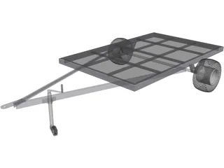 Trailer 3D Model preview