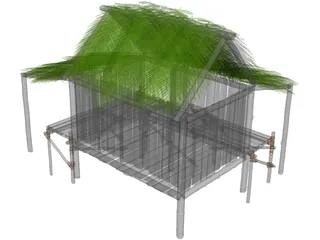 Bungalow 3D Model preview