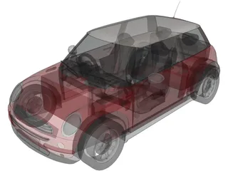 Mini Cooper 3D Model preview