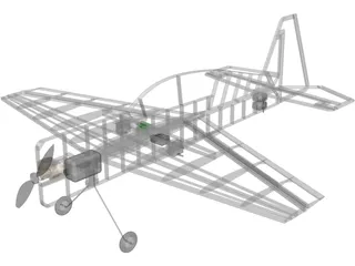 RC Yak 54 3D Model preview
