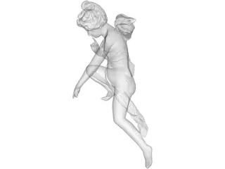 Angel Statue 3D Model preview
