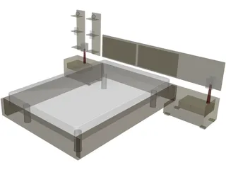 Bed 3D Model preview