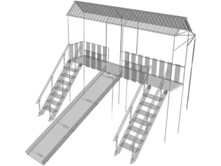 Children Playground 3D Model preview