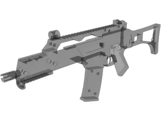 Heckler&Koch G36C 3D Model preview