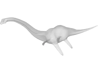 Nessie Dinosaur 3D Model preview