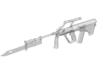 Steyr-Aug 3D Model preview
