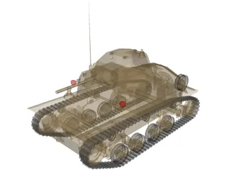 Fiat L6-40 3D Model preview