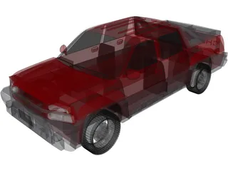 Chevrolet Avalanche (2002) 3D Model preview