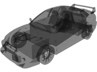 Mitsubishi Lancer/Carisma Evo VI (1999) 3D Model preview