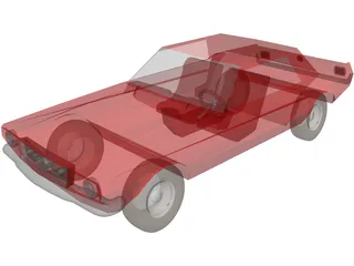 Ford Mustang (1965) 3D Model preview