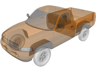 Dodge Ram (1997) 3D Model preview
