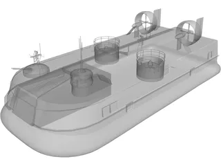 Hovercraft 3D Model preview