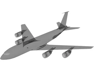 KC-135R Stratotanker 3D Model preview