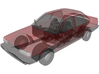 Nissan Sentra [+Interior] (1989) 3D Model preview