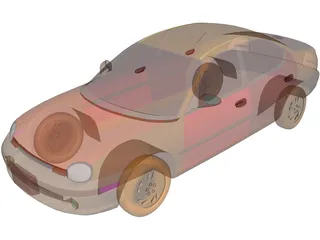 Dodge Neon (1995) 3D Model preview
