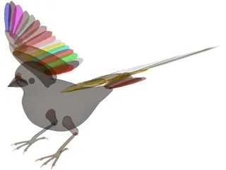 Sparrow 3D Model preview
