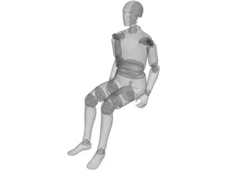 Crash Dummy 3D Model preview