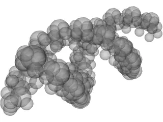 DNA Strand 3D Model preview