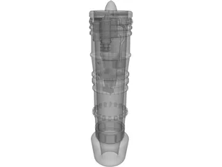 Jet Engine 3D Model preview