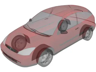 Ford Focus (2000) 3D Model preview